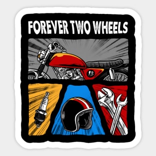 two wheel Sticker